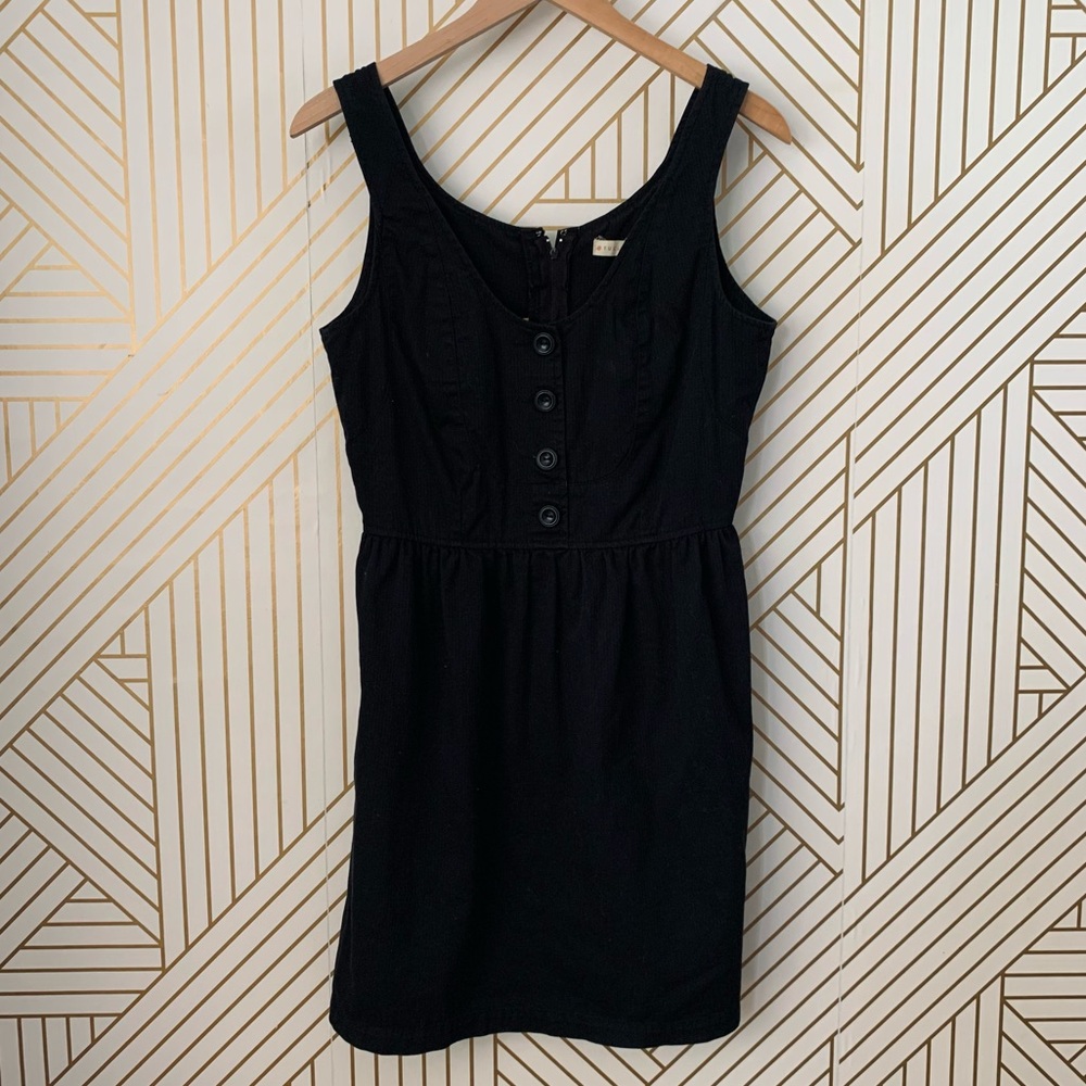 Tulle 100% cotton striped A line Fit & Flare sleeveless pin up retro scoopneck S